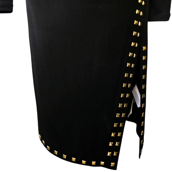 MICHAEL Michael Kors Black Studded Dress Small NWT - Picture 2 of 4